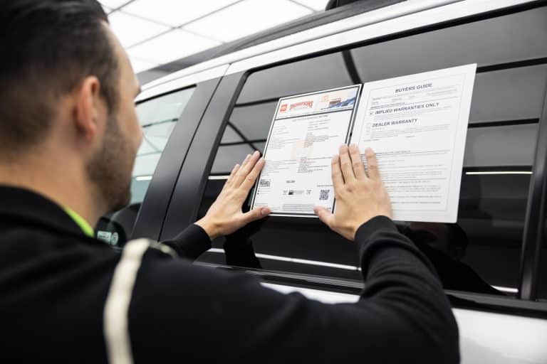 Custom Window Stickers for Car Dealerships