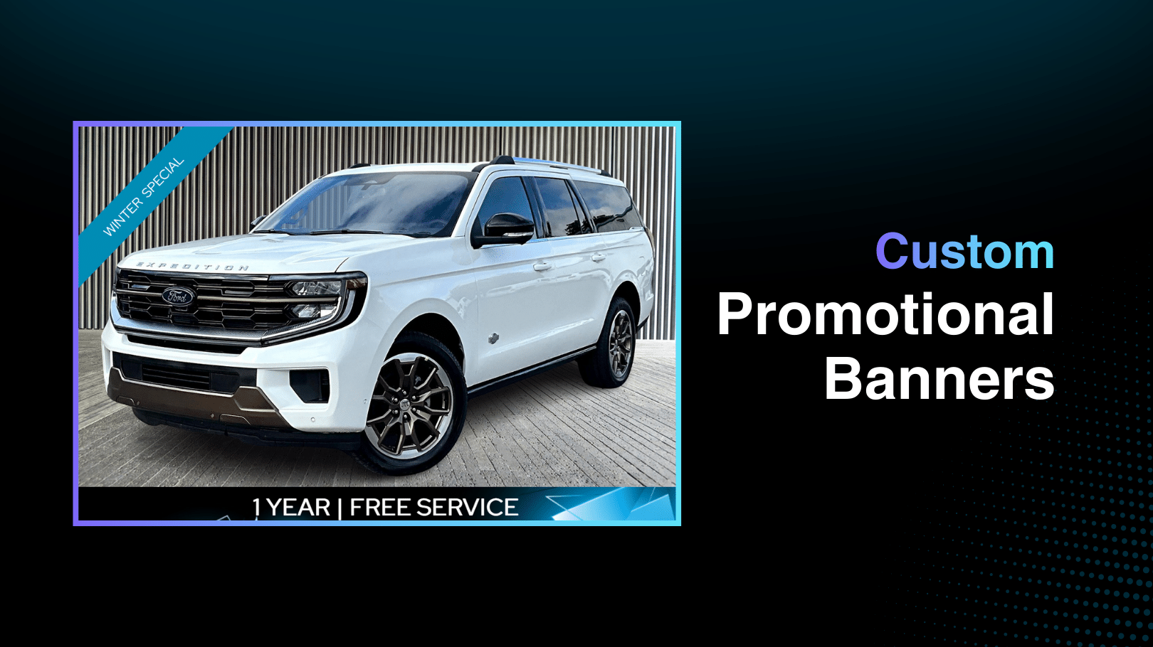 Custom Promotional Banners for Car Dealerships