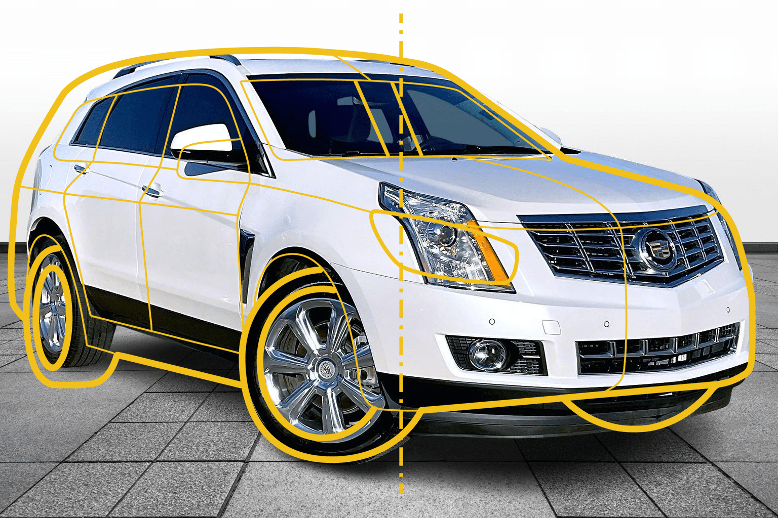 Wireframe Guidelines for Consistent Vehicle Photography